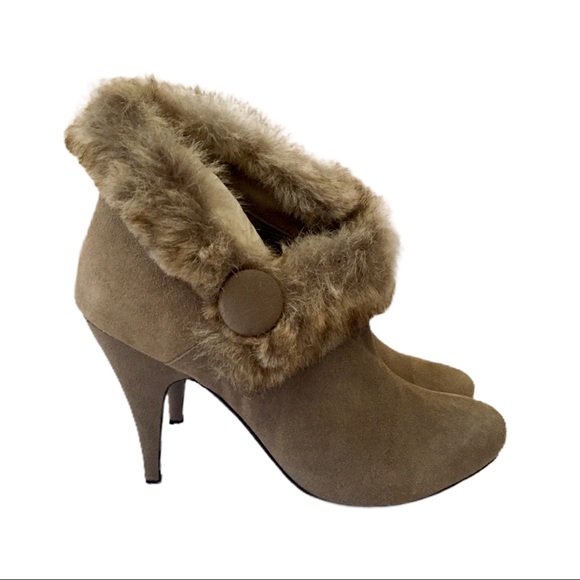 Shoes - Suede Ankle Booties Size 7.5